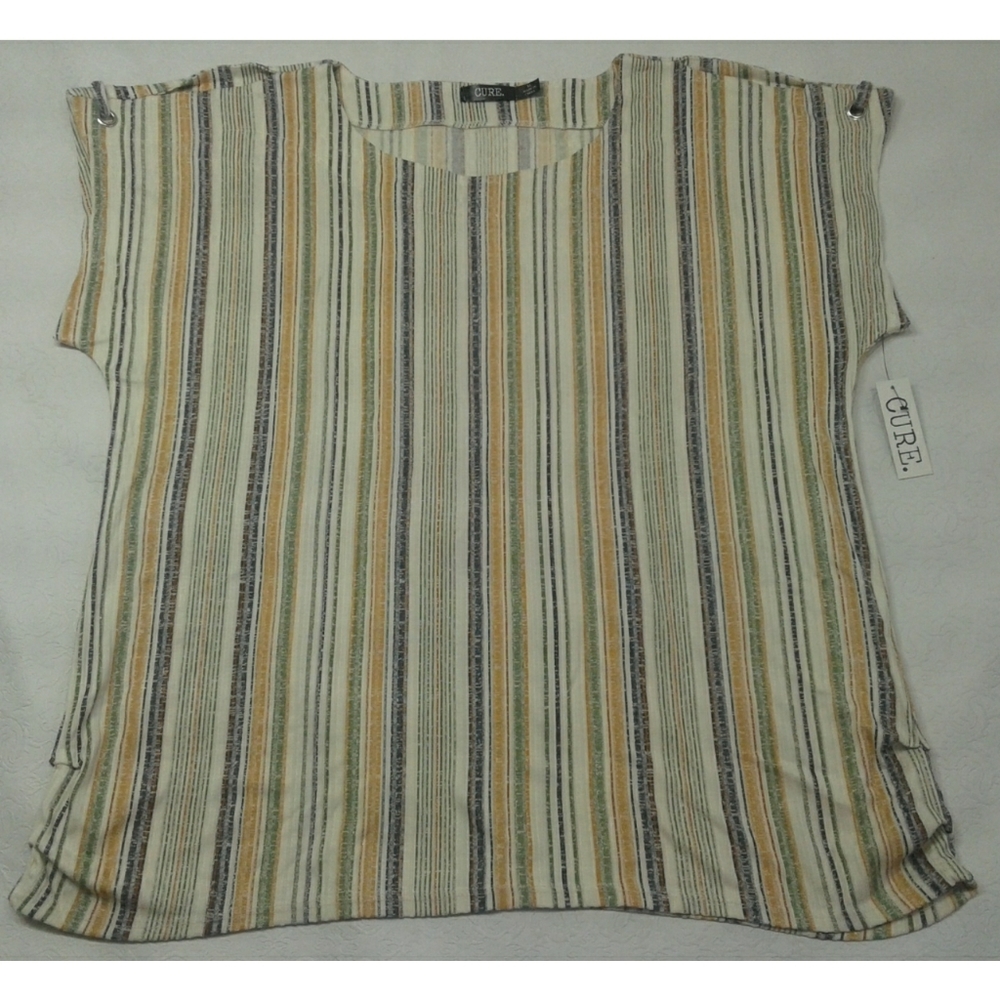 NEW Cure striped blouse size XL